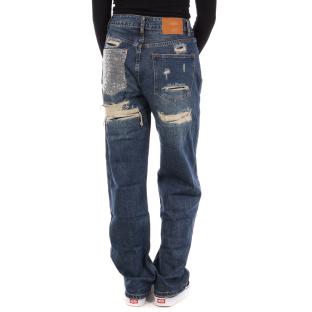 Jean Loose Bleu Femme Monday Premium T63 vue 2