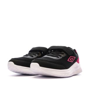 Baskets fille Umbro Nateo Noir/Rose – Style et confort sportif vue 6