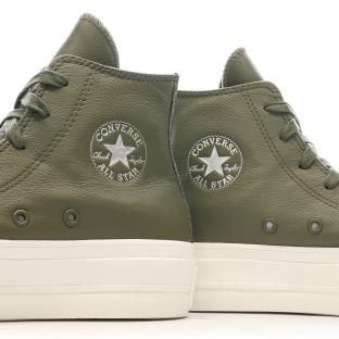 Baskets Kaki Femme Converse Chuck Taylor vue 7