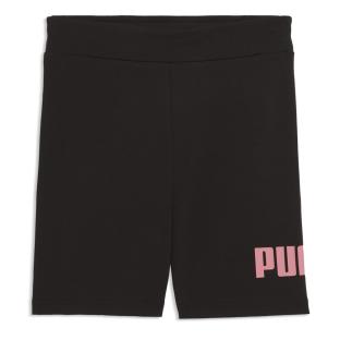 Schwarze/rosa Mädchen-Shorts Puma Ess 2 Color Ansicht 0