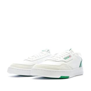 Baskets Blanche/Verte Homme Reebok Court Peak vue 6