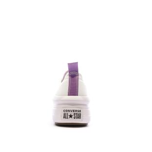 Baskets Blanches Fille Converse Chuck Taylor All Star Move 271717C vue 3