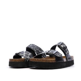 Sandales Noir Femme Kaporal Solinea vue 0