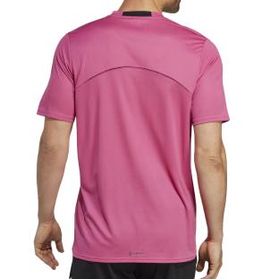 Maillot de sport Rose Homme Adidas D4m Hiit vue 2
