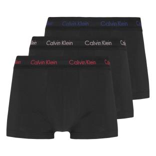 x3 Boxers Noirs Homme Calvin Klein Low Rise pas cher