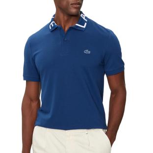 Polo Bleu Homme Lacoste PH7495 vue 0