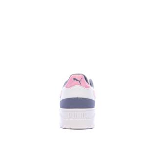 Baskets Blanc/Mauve/Rose Fille Puma Shuffle Downtown vue 0