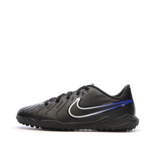 Chaussures de Foot Noir/Bleu Junior Nike Legend 10 Club TF pas cher