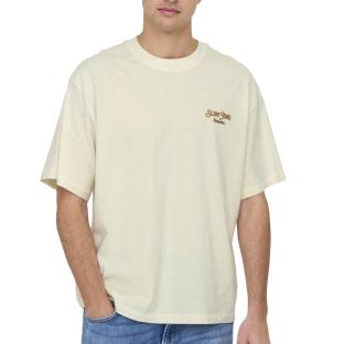 T-Shirt Beige Homme Only & Sons Malik vue 0