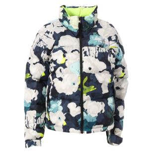 Doudoune Marine/Grise Femme The North Face 96 Nuptse pas cher