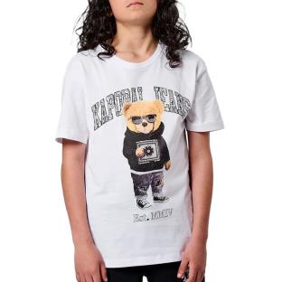 T-Shirt Blanc Garçon Kaporal Onour pas cher