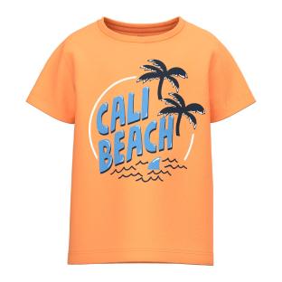 T-shirt Orange Clair Garçon Name it Vagno pas cher