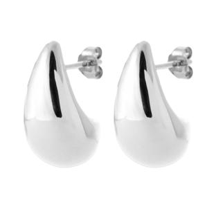 Boucles D'Oreilles Gouttes Argent Clio Blue 2cm pas cher