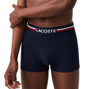 x3 Boxers Noir/Gris/Rouge Homme Lacoste 5H3386 vue 0