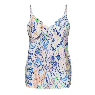 Top Blanche/Bleu/Orange Femme JDY Troya pas cher