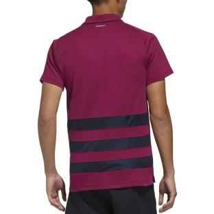 All Black Polo Rugby Homme Adidas vue 2