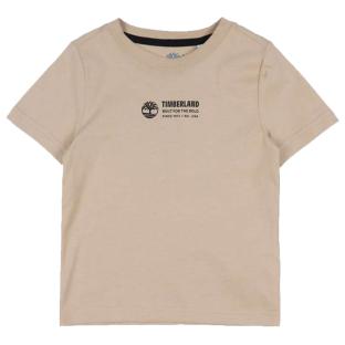 T-shirt Beige Garçon Timberland T60084 vue 0