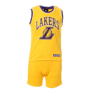 Los Angeles Lakers Ensemble basketball Jaune Garçon NBA Zone Tank pas cher