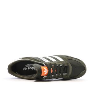 Baskets Kakis Homme Adidas La Trainer vue 4