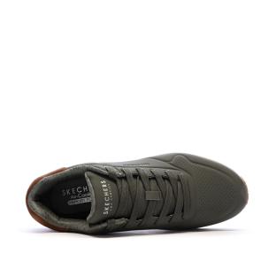 Baskets Grises Homme Skechers Uno vue 3