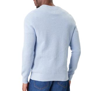 Sweat Bleu Homme Tommy Hilfiger Structure vue 0