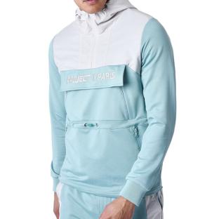 Sweat à Capuche Blanc/Bleu Homme Project X Paris Bicolore vue 0