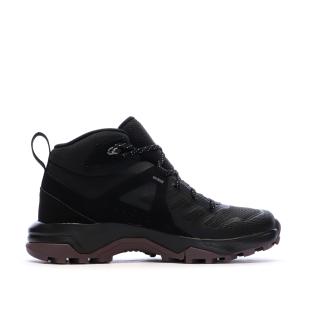 Schwarze Damen-Wanderschuhe Salomon Exeo Mid Ansicht 0