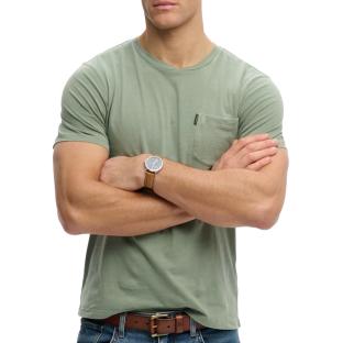 Superdry Classic Essential Men’s Green T-shirt Photo of the Espace des Marques %store% store - view of %key%