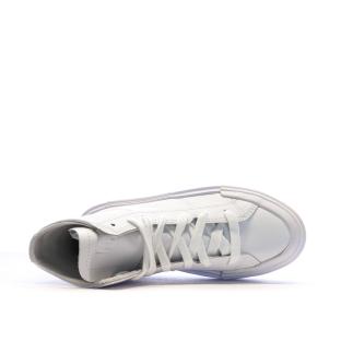 Baskets Blanches Femme Converse Cruise vue 4