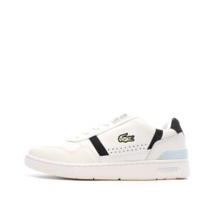 Baskets Blanches/Bleu Homme Lacoste 45SMA0019 pas cher