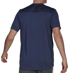 T-Shirt Marine Homme Adidas GM2129 vue 3