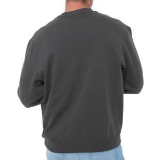 Sweat Gris anthracite Homme Calvin Klein 350terry Monog vue 2