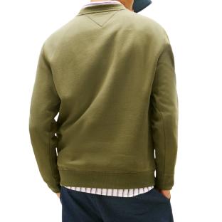 Sweat Vert Homme Tommy Hilfiger Reg Flag Crews vue 0