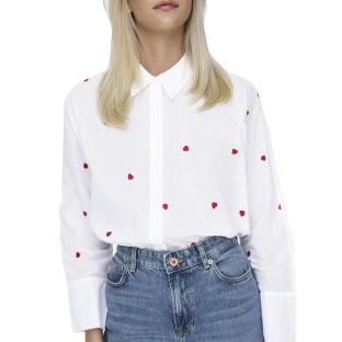 Chemise Blanche/Rouge Femme Only New vue 0