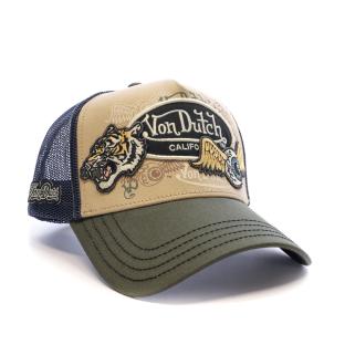 Casquette Beige/Kaki Homme Von Dutch USED vue 2