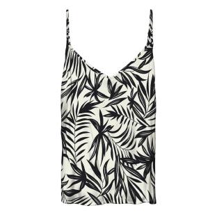 Débardeur Blanc/Noir Femme Vero Moda Eassy vue 0