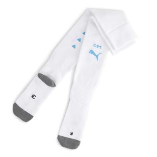 X1 Paire de Chaussette Blanches Puma Homme/Ado Team Om Stacked pas cher