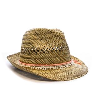 Chapeaux Paille Via Lorenzo Trilby Naturel vue 0