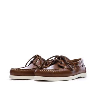 Braune Herrenschuhe im Bootsstil TBS Hellios Ansicht 0