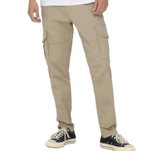 Pantalon Cargo Beige Homme Only & Sons Dean pas cher