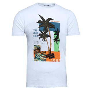 T-shirt Bleu Clair Homme Best Mountain 1017 pas cher