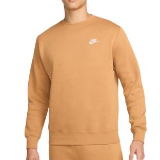 Sweat Orange Homme Nike Club vue 0