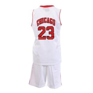 Chicago Bulls Ensemble de basket Blanc Enfant Sport Zone vue 2