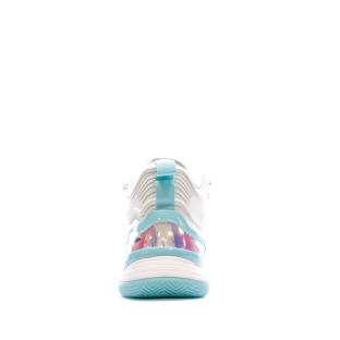 Chaussures de basket-ball Blanche/Bleu Adidas Son Of Chi vue 3