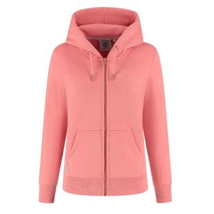 Sweat Zippé Rose Femme Superdry Essential pas cher