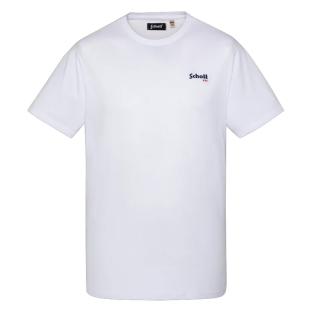 T-Shirt Blanc Garçon Schott RODE pas cher