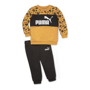 Survêtement Orange/Noir Garçon Puma 673350 pas cher