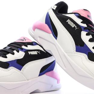 Baskets Blanches/Noires/Roses Femme Puma Xray Speed Lite vue 7