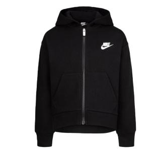 Sweat Noir Fille Nike Club Fleece pas cher