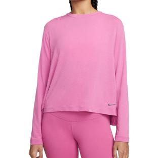 T-shirt Manches Longues Rose Femme Nike Ny pas cher